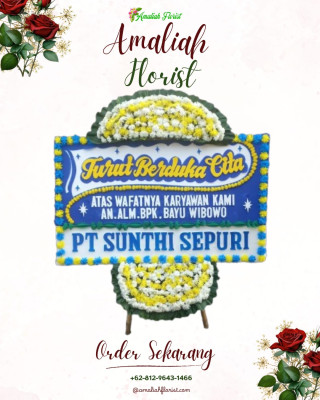Papan Bunga Duka di Palaran