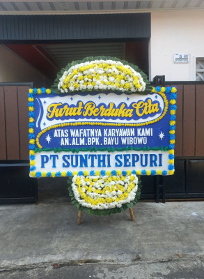 Papan Bunga Duka di Palaran