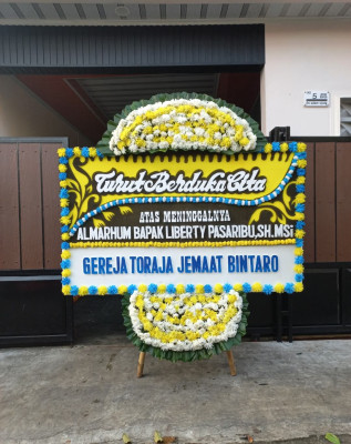 Papan Bunga Duka di Palaran